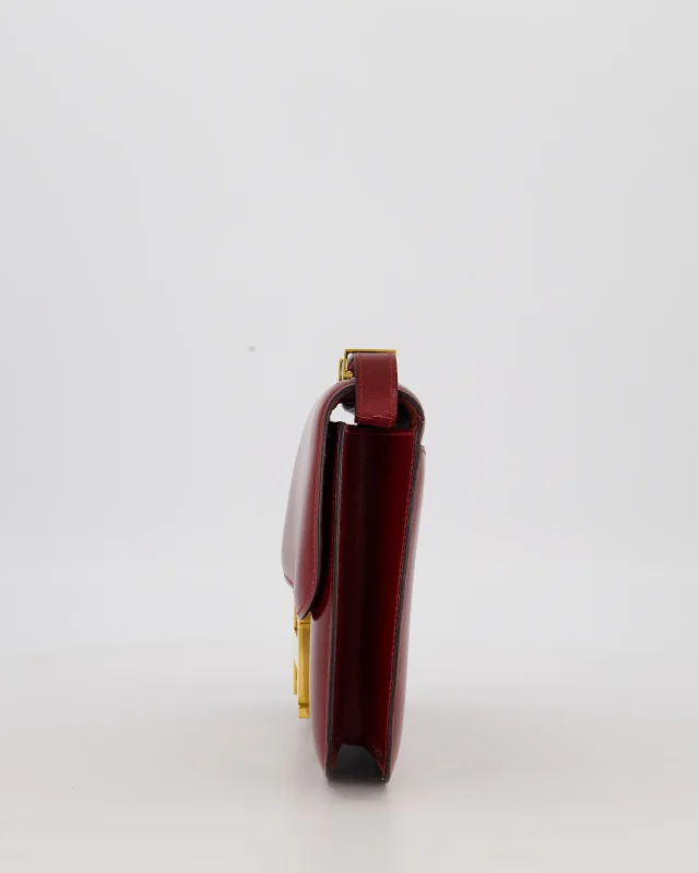 Hermès Vintage Constance 23 Bag in Burgundy Box leather from Sellier, photo 7 of 18