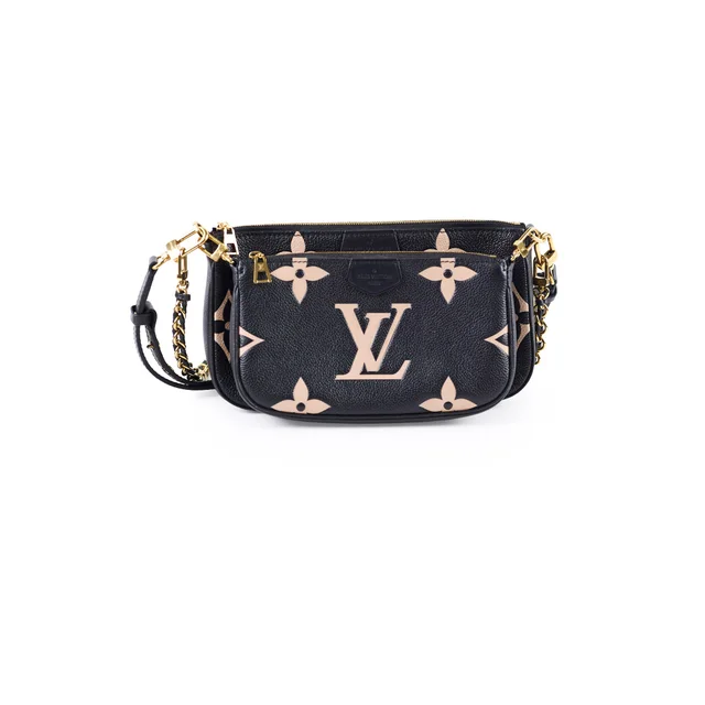 Louis Vuitton Multi Pochette Bicolour Black in Black from The Purse Affair