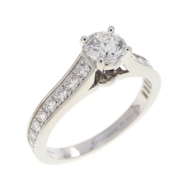 Cartier 1895 Solitaire Platinum Ring Size 47 from LuxUness