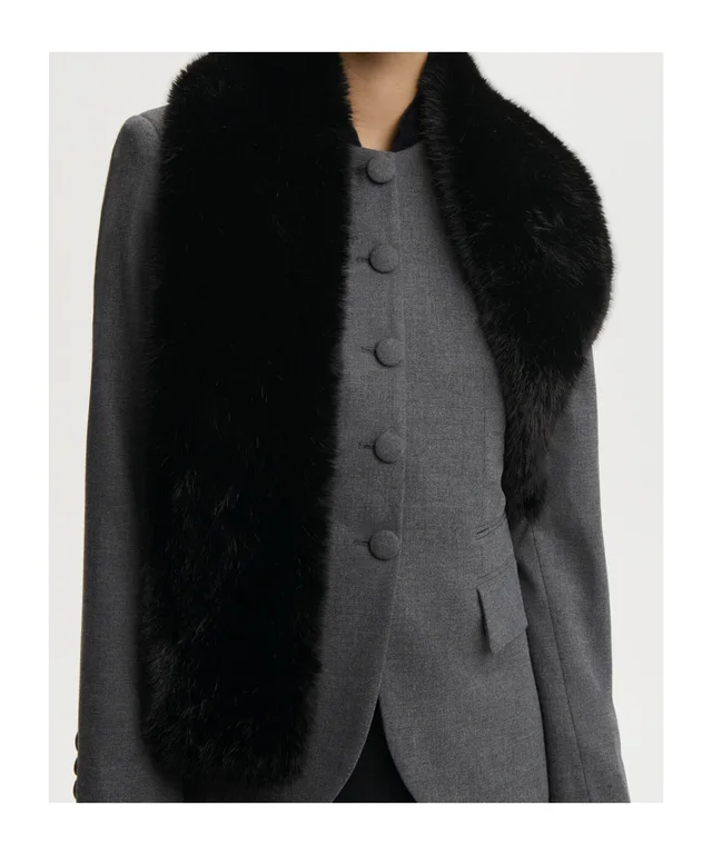 By Malene Birger Pella Faux Fur Scarf, photo 4 of 4 from SENSER