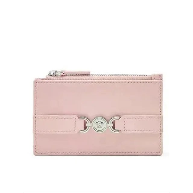 Versace Women's Wallet - Pink in pink from Depop, photo 1 of 1