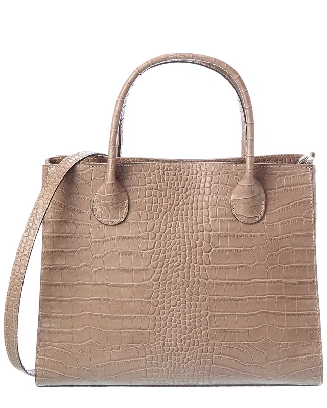 Italian Leather Top Handle Tote, image 1 of 1 from Rue La La