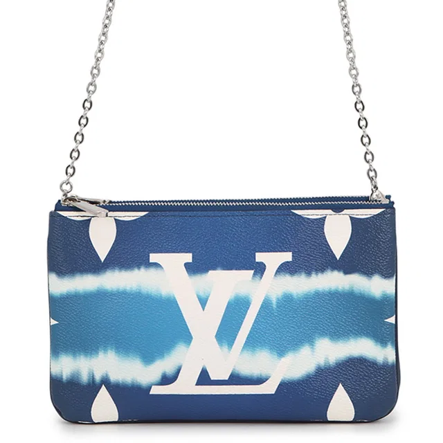 Pochette Double Zip BlueM69124 LV Escale from GALLERY RARE