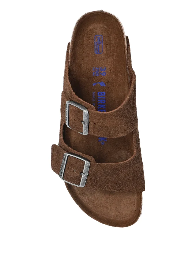 Birkenstock Arizona buckled sandals in Brown, photo 3 of 6 from FARFETCH