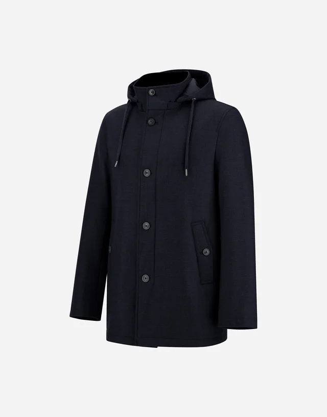 Herno Long-sleeve hooded padded jacket, photo 2 of 5 from SENSER