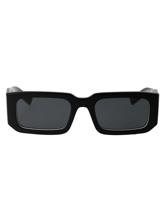 Prada 0pr Black And White Acetate Sunglasses in Black from HEWI