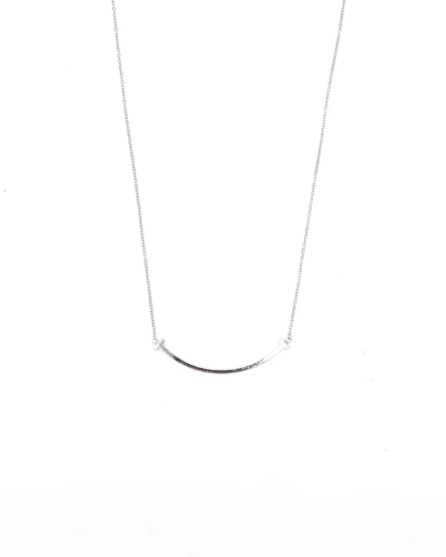 Tiffany & Co. Smile Pendant in 18kt White Gold in White from A Retro Tale