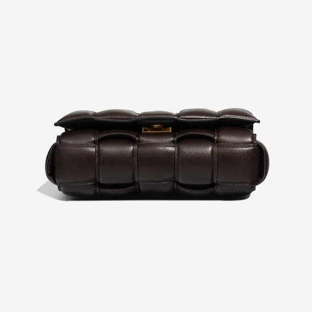 Bottega Veneta Cassette Lamb Dark Brown in Brown Lambskin from SACLÀB, photo 6 of 9