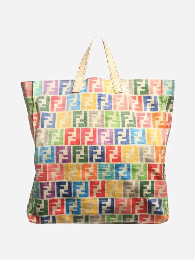 Fendi Multicoloured tote bag in Canvas from Sign of the Times