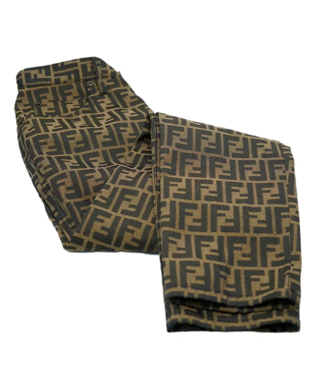 Fendi Zucca Trousers from Luxury Promise