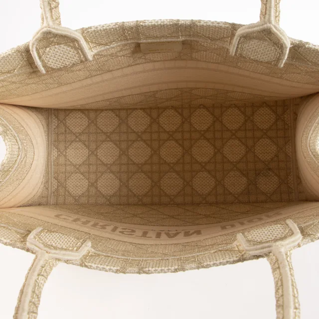 Crystal Dior Or Medium Book Tote Bag from Labellov, photo 6 of 7