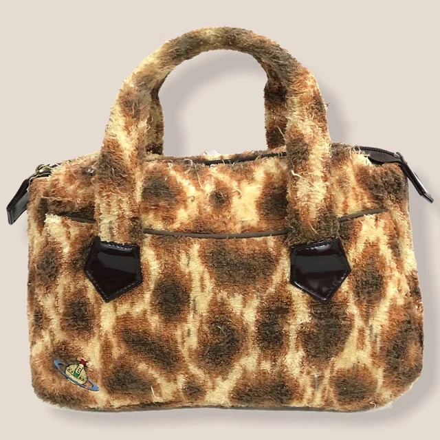 Vivienne Westwood Tery Cloth Carry Bag in Brown in brown|red from Grailed