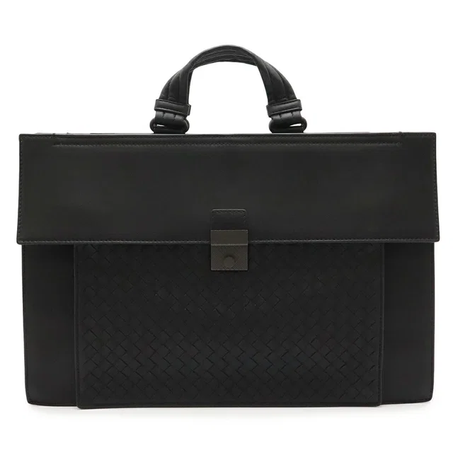 Bottega Veneta Leather Briefcase in Leather from LuxUness