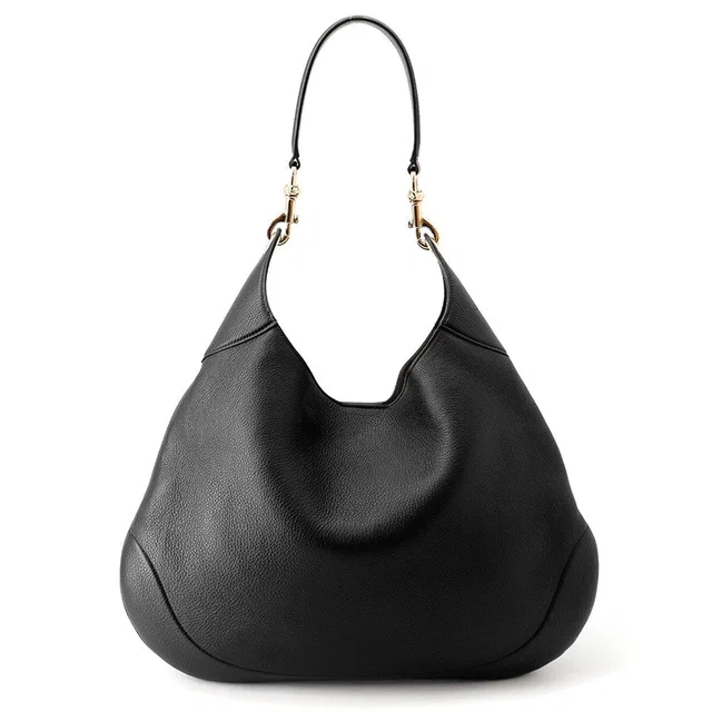 Gucci B Shoulder Bag Black820169 Leather Size Medium in Leather from GALLERY RARE
