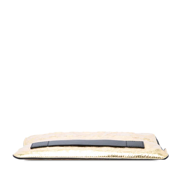 Gold Chanel Metallic Lambskin Je Ne Suis Pas En Solde Clutch in Gold Lambskin from Designer Revival, photo 2 of 2