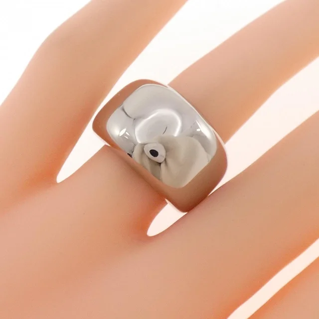 Cartier Nouvelle Vague 750 White Gold Ring Size 10 in White from LuxUness, photo 2 of 2