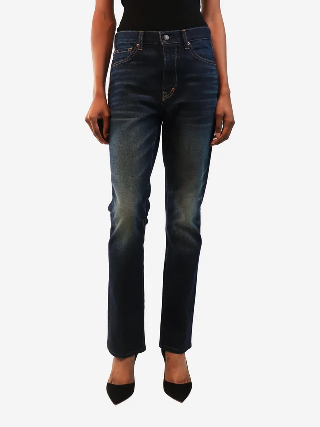 Tom Ford Blue slim jeans - size UK 8 in Blue from Sign of the Times