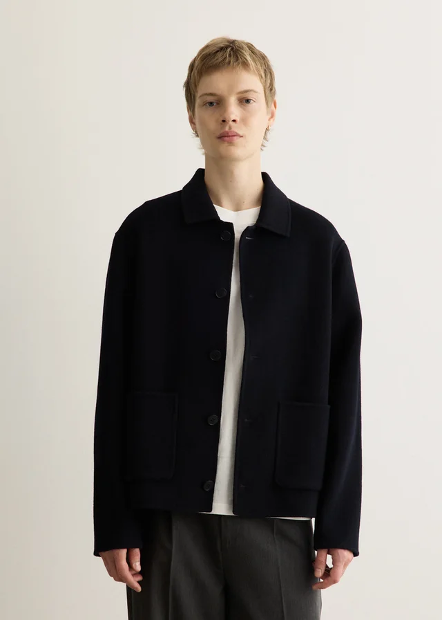 Incu Collection Zappa Double Faced Wool Jacket in Blue from Incu, photo 1 of 1