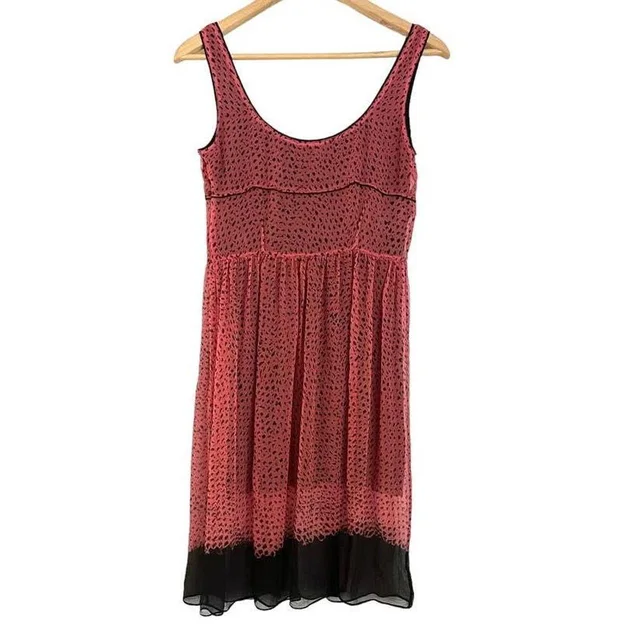 Proenza Schouler Women's A-line Dress - Pink/Black in pink|black from Depop, photo 3 of 3