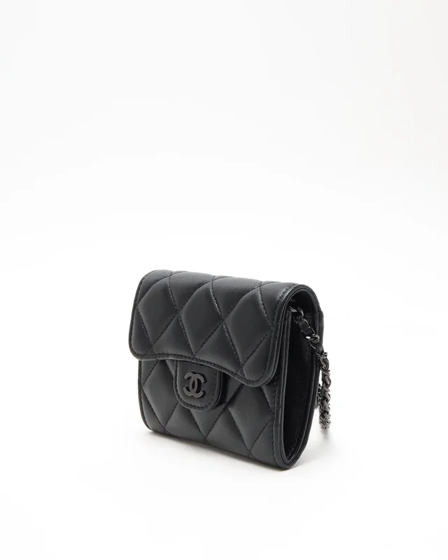 Chanel Mini CC Wallet On Chain Bag in Leather from A Retro Tale, photo 2 of 8