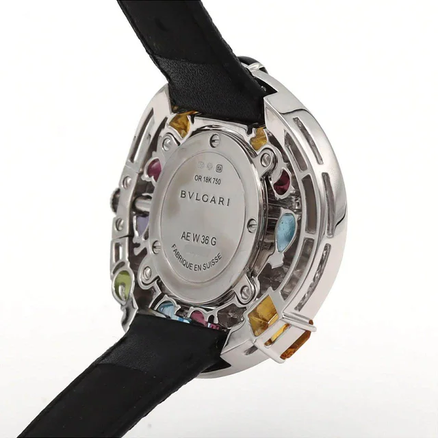 Bvlgari Cherki White Gold Gemstone Watch in White from LuxUness, photo 2 of 2