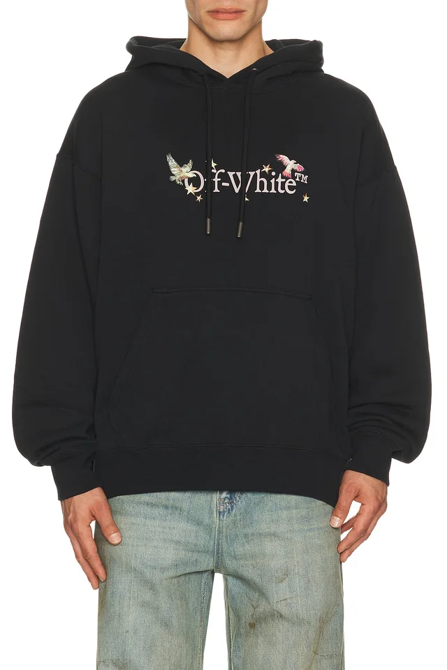 OFF-WHITE Dream Arrow Skate Hoodie in Black, photo 2 of 5 from REVOLVE (Canada)