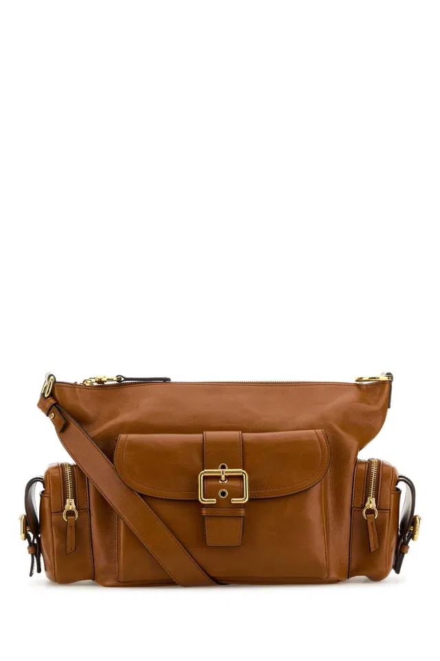 Chloé Camera Shoulder Bag — Brown in Brown Calfskin from HEWI