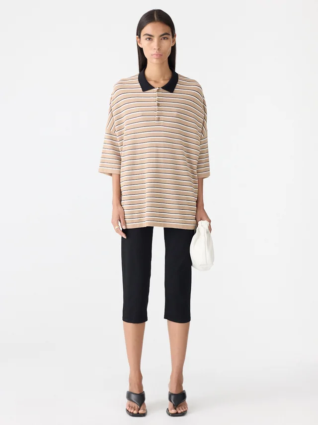 Bassike Universal Slouch Pique Short Sleeve Polo from bassike, photo 1 of 1