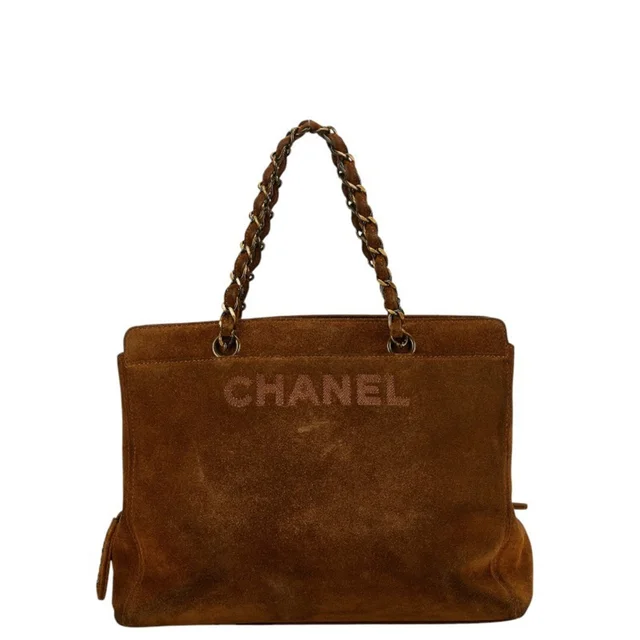 Chanel tote bags in Suede from The Brand Collector