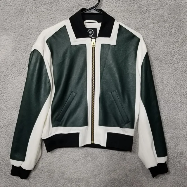 Alexander McQueen Green Jacket - Size S - See Measurements in white from Poshmark