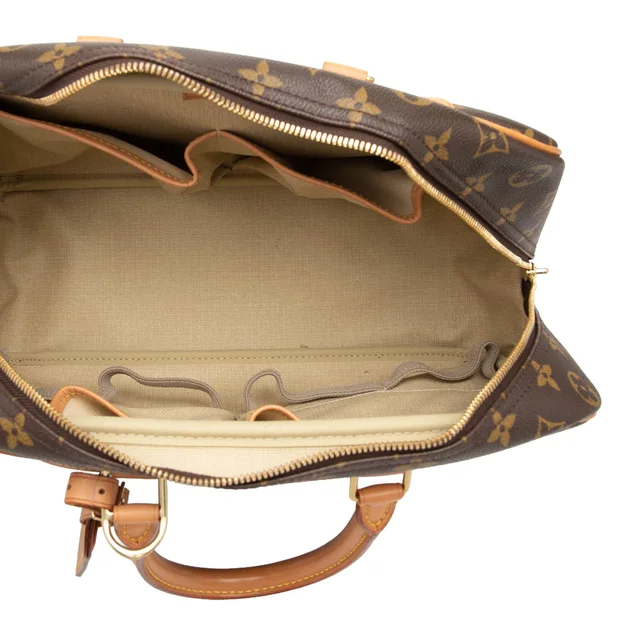 Brown Louis Vuitton Monogram Deauville Handbag in Brown Coated canvas from Designer Revival, photo 2 of 2