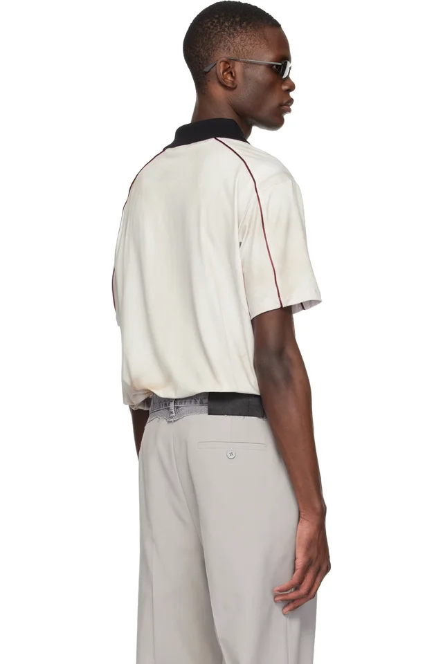 Andersson Bell White Dust Printed Football Jersey T-shirt, photo 3 of 5 from SSENSE