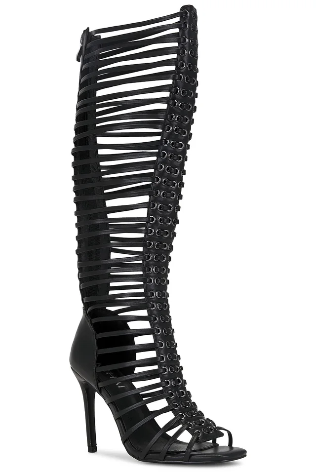 NIIHAI Lock Up Heel in Black, photo 2 of 5 from REVOLVE (Canada)