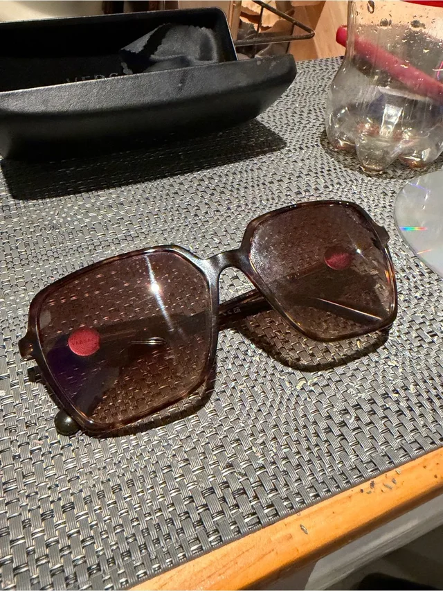 Versace Sunglasses With Medusa Sides in brown|red from Poshmark