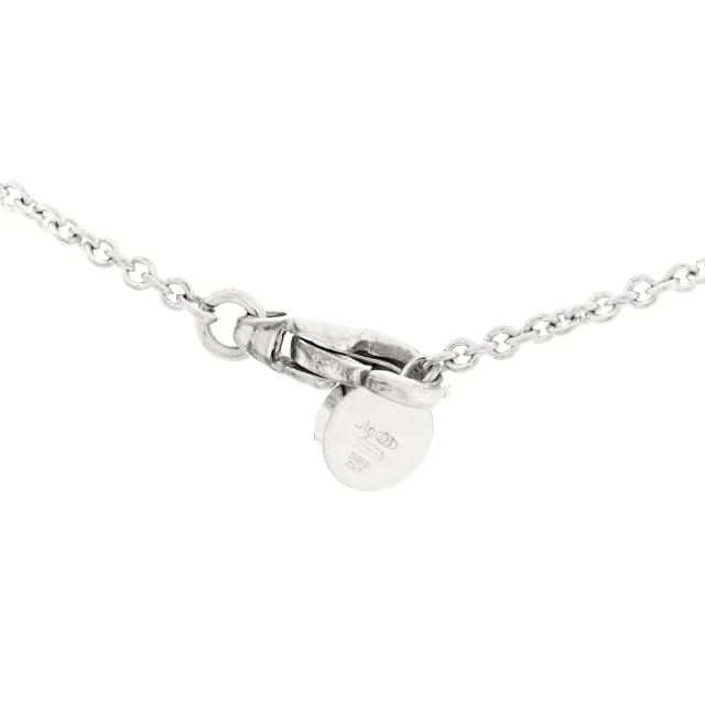 Bvlgari Sterling Silver Ceramic Save The Children Pendant Necklace in Silver Ceramic from FASHIONPHILE, photo 5 of 5