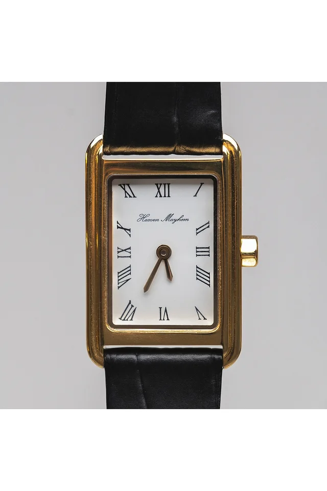 Heaven Mayhem Icon Watch in Gold & Black, photo 4 of 7 from REVOLVE (Canada)