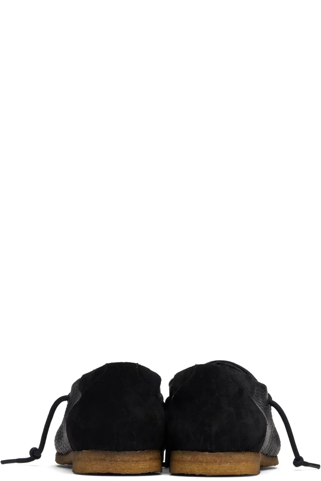 Stefan Cooke Black Laced Trainer Sneakers, photo 2 of 2 from SSENSE