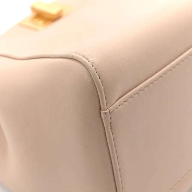 Fendi Nappa Mini Peekaboo Iconic Satchel Rosa Plaster in Nappa leather from FASHIONPHILE, photo 13 of 17