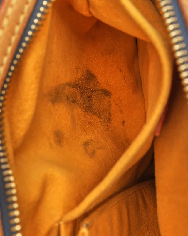 Louis Vuitton Monogram Porte Epaule Raye MM Bag in Denim from A Retro Tale, photo 12 of 13