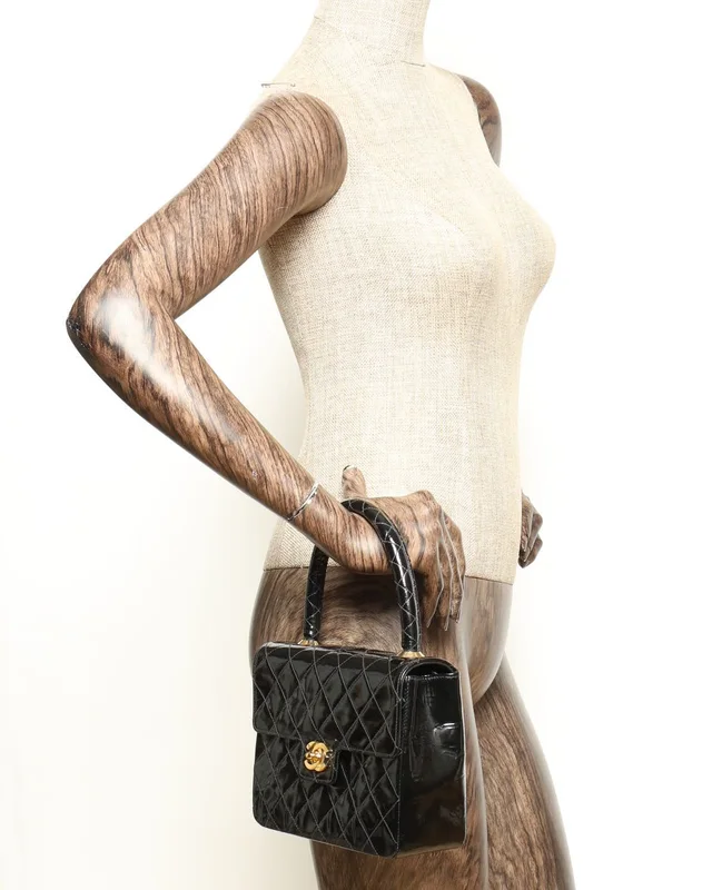 Chanel Patent Kelly Top Handle Bag in Patent leather from A Retro Tale, photo 11 of 11