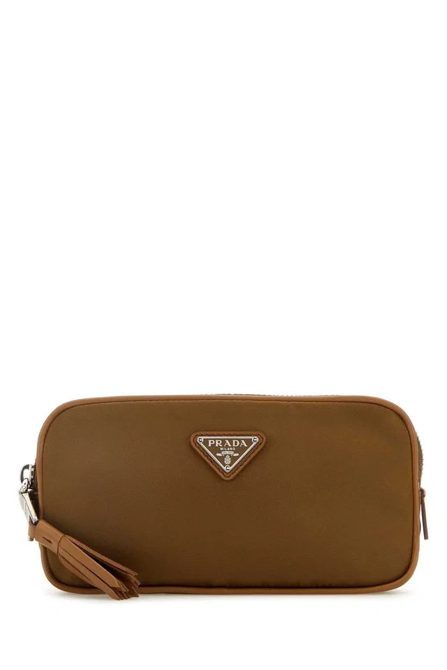 Prada Belt Bag — Brown in Brown Leather from HEWI