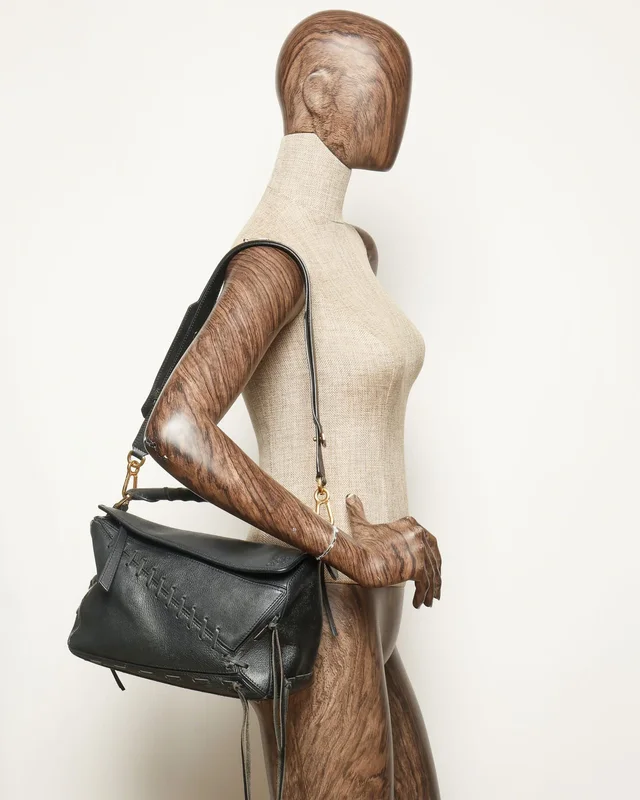Loewe Medium Whip Stitch Puzzle Bag in Denim from A Retro Tale, photo 12 of 12