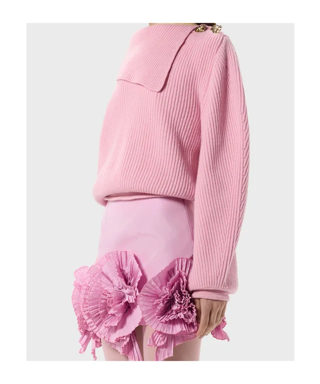 Blumarine Wool jumper with sailor collar and buttons, photo 3 of 4 from SENSER
