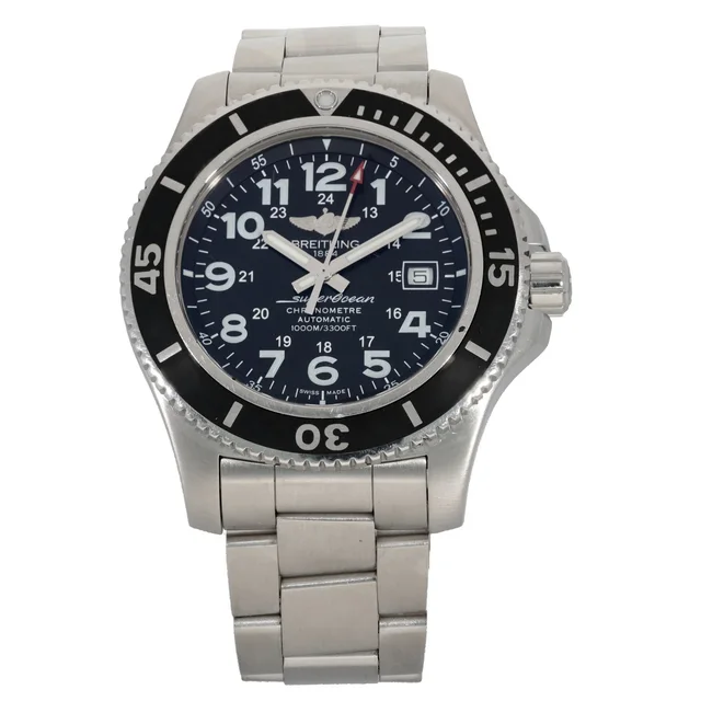 Breitling Superocean II A17392 44mm Stainless Steel Watch from H&T