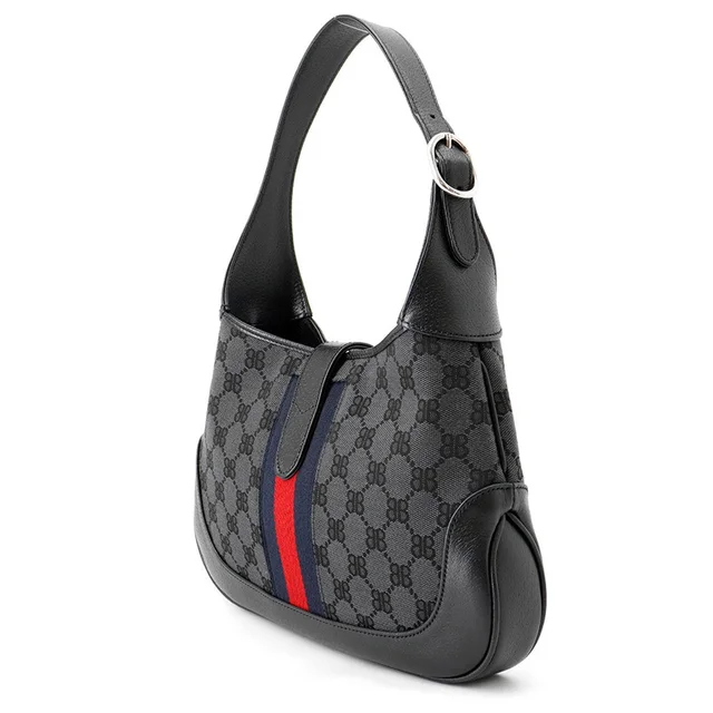 Balenciaga The Hacker Hobo Bag Black680118 Canvas Leather Size Small in Canvas from GALLERY RARE, photo 2 of 3