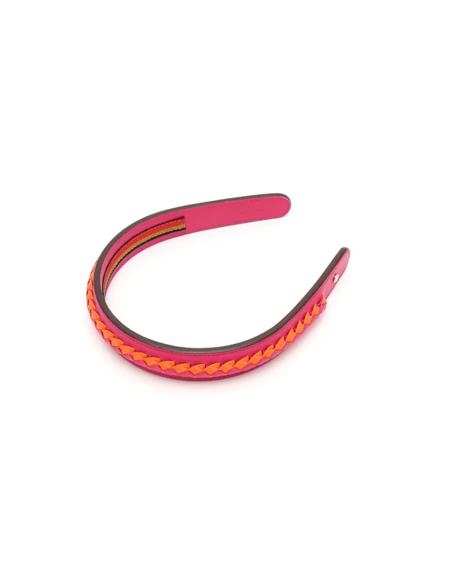 Hermès Glenda Headband in Leather from A Retro Tale, photo 3 of 6