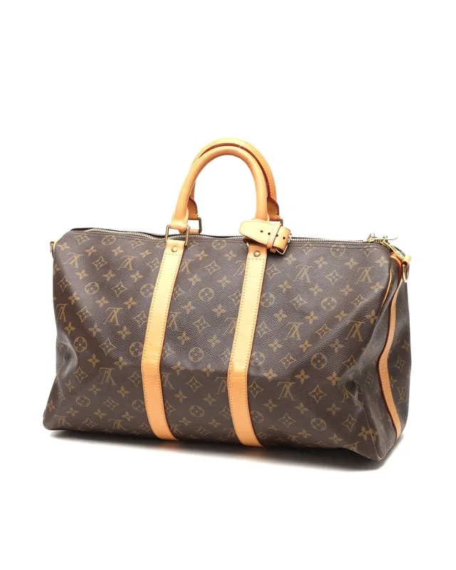 Louis Vuitton Monogram Keepall Bandoulière 45 Weekend Bag in Coated canvas from A Retro Tale, photo 3 of 10