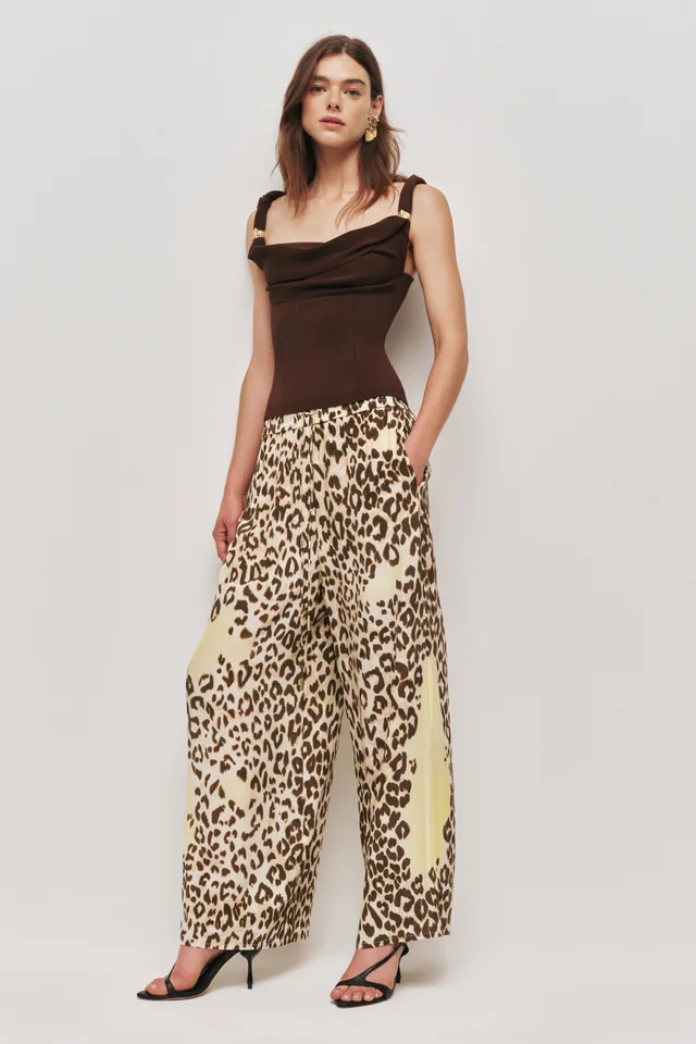AJE Halcyon Knit Top in Brown from Aje, photo 1 of 1