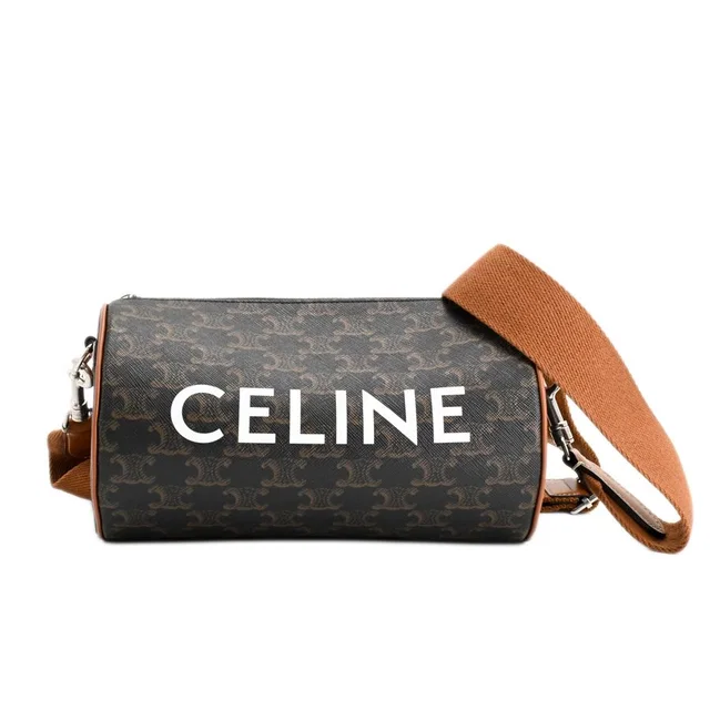Celine Shoulder Bag Cylinder in Canvas from The Reluxe