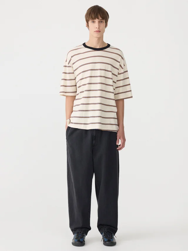 Bassike Stripe Boxy Short Sleeve T-Shirt from bassike, photo 1 of 1